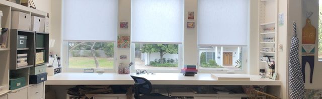 I’m sitting in my new art room!